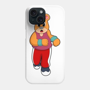 Bear at Running Phone Case