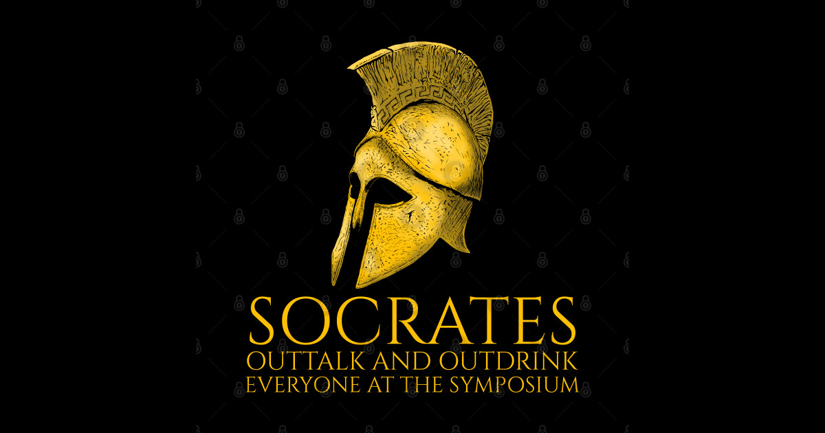 Ancient Greek Philosopher Socrates At The Symposium Philosopher