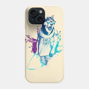 surfer dog Phone Case