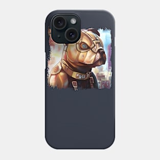 Steampunk robotic dog Phone Case