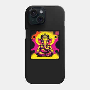 Lord Ganesha Music Record Hindu Art II Phone Case