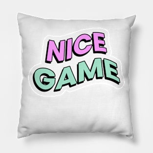 Nice game Pillow