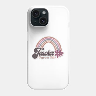 Teacher difference maker Phone Case