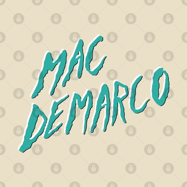 Mac DeMarco (2 Style Logo) by filmrunner