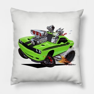 Sublime green Challenger HELLCAT Pillow