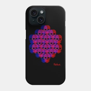 Skulls Purple Sugar 3D by Blackout Design Phone Case