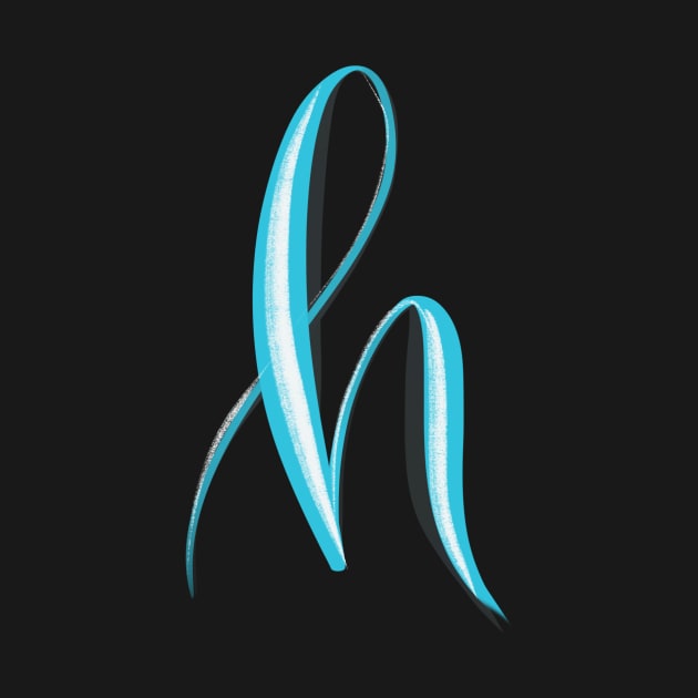 H initial by LFariaDesign