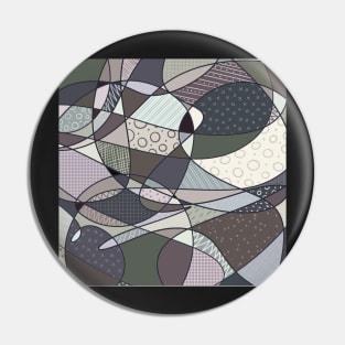 Abstract doodle neutral colors Pin