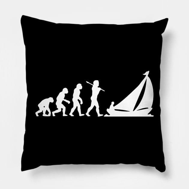 Sailor Sailing Boat gift idea Pillow by LutzDEsign