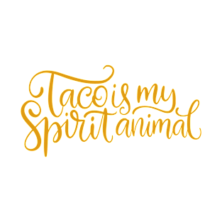 Mexico - Taco Spirit Animal - Type - Bright T-Shirt