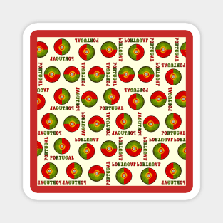 Portugal flag pattern Magnet