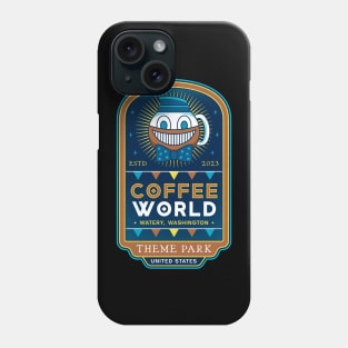 Watery Coffee World Phone Case