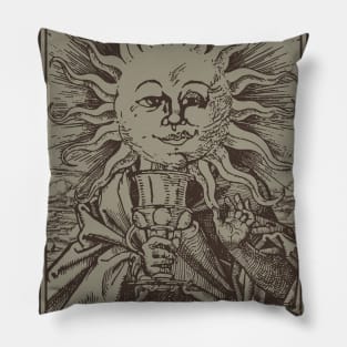 The Daydrinker Tarot Card Pillow