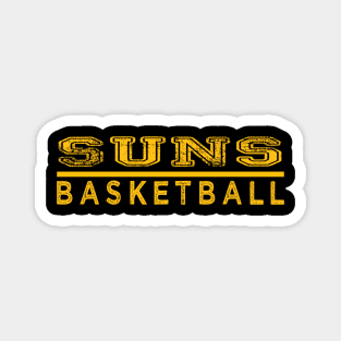 Awesome Basketball Suns Proud Name Vintage Beautiful Team Magnet