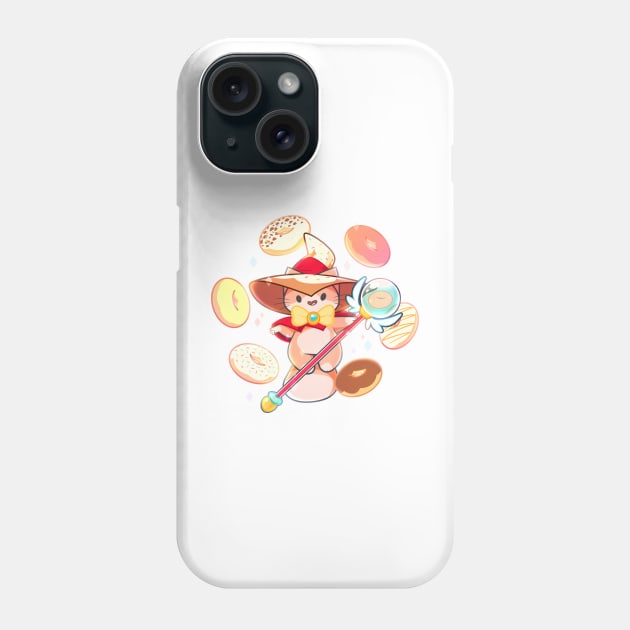 Donut Mage Cat Phone Case by Everything A Cat