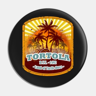 Sunset Tortola Pin