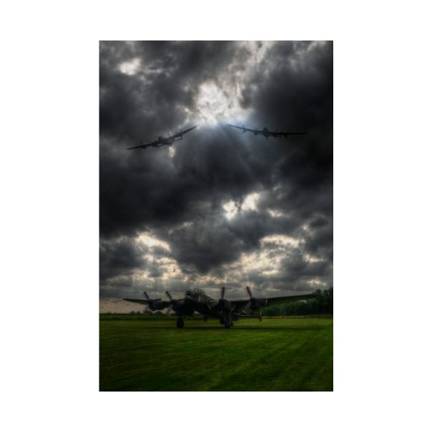 Three Lancasters by Nigdaw