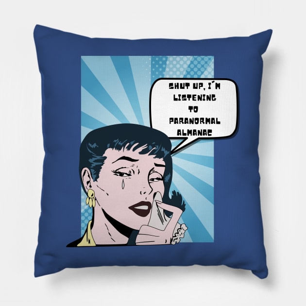 PARANORMAL COMIC Pillow by Paranormal Almanac