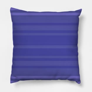 Gradient Blue Stripes Pillow