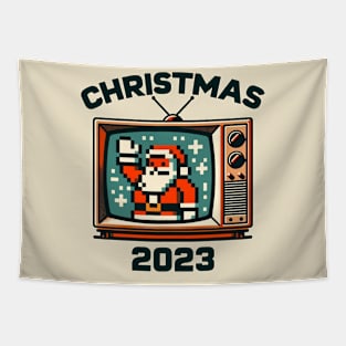 Christmas 2023: Retro Gaming Santa Tapestry