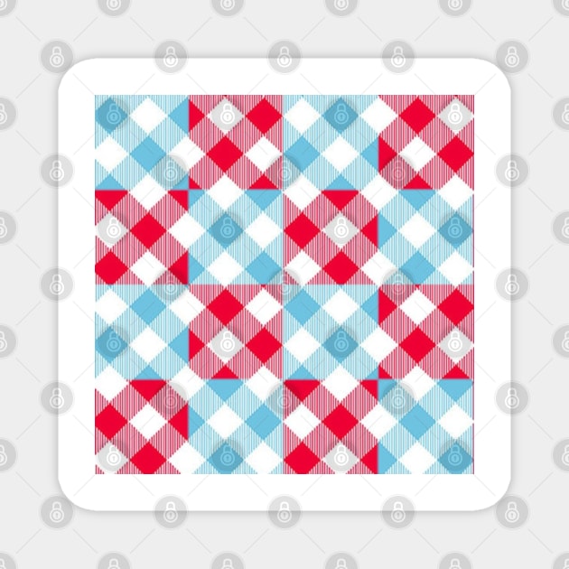 Plaid Jam Picnic Magnet by L'Appel du Vide Designs by Danielle Canonico