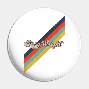 retro vintage color Dizzy Wright Pin