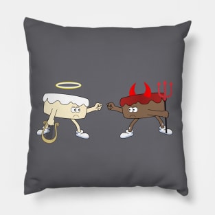 Angel vs Devil Food Cake Pillow