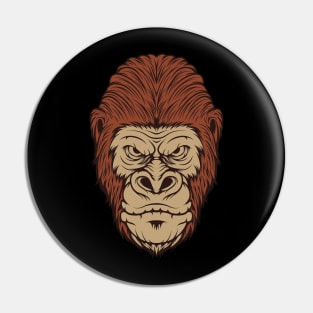 Vintage Angry Gorilla Pin