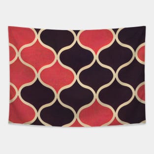Geometric textile seamless pattern design Tapestry