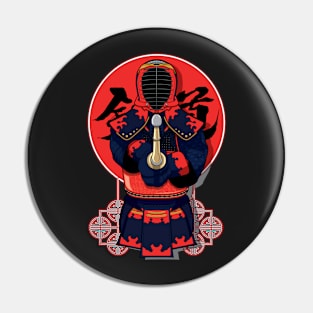 Red Kendo Pin