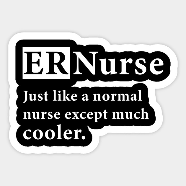 ER Nurse - Nurse - Sticker