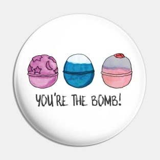 You're the Bomb (Bath Bombs) Pin