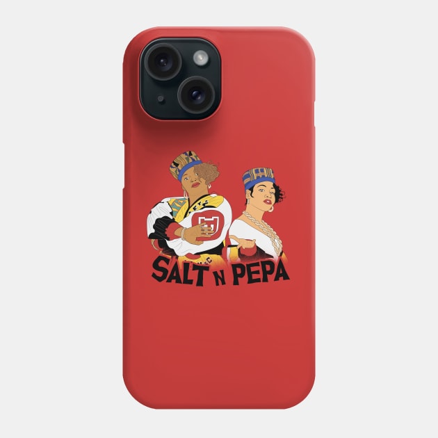 1985 Salt n Pepa simple art Phone Case by pepesankosong