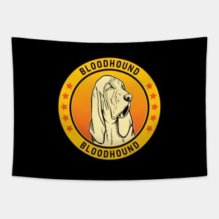 Bloodhound Dog Portrait Tapestry