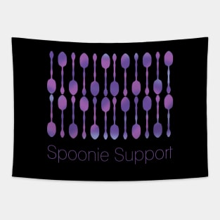 Spoonie Support! (Purple) Tapestry