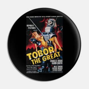 Classic Science Fiction Movie Poster - Tobor the Great Pin