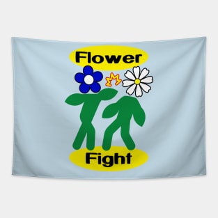 Flower Fight Tapestry