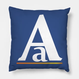 First letter of English alphabet A. Pillow