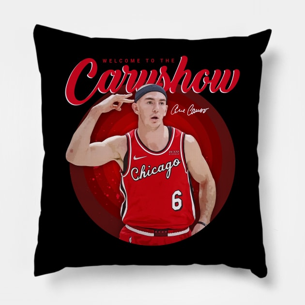 Alex Caruso Pillow by Juantamad