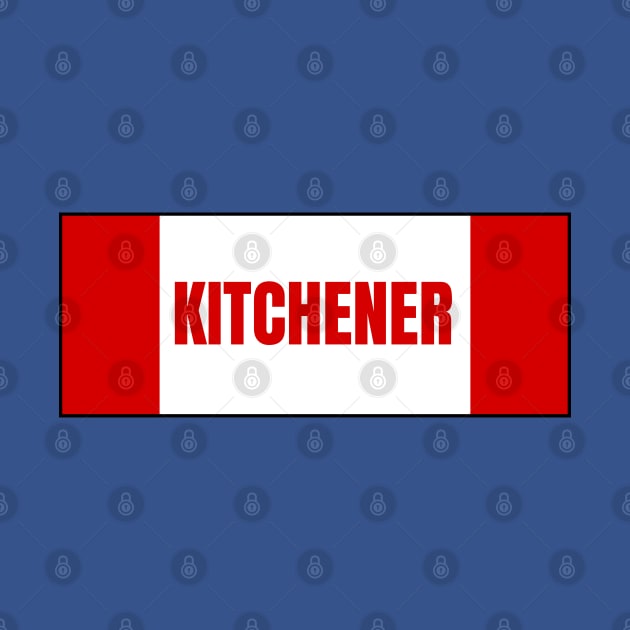 Kitchener City in Canadian Flag Colors by aybe7elf