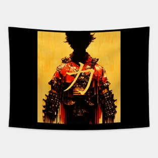 Power Of The Unknown Samurai Tapestry