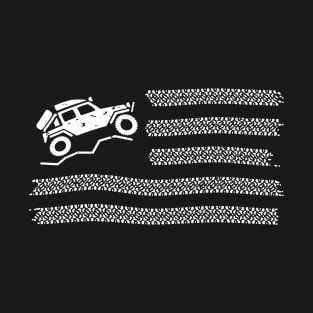American Off Road 4x4 Overland Flag T-Shirt