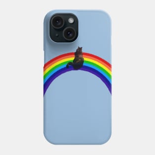 Climbing Over The Rainbow Phone Case