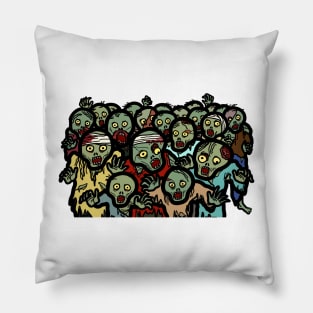 Halloween ghost monster haunted scary ghoul Pillow