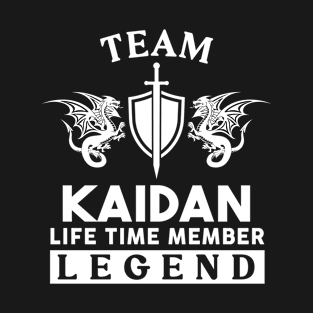 Kaidan Name T Shirt - Kaidan Life Time Member Legend Gift Item Tee T-Shirt