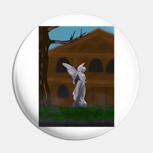 angel statue Pin