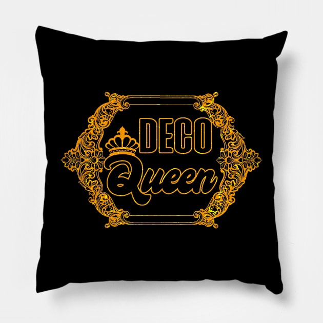 Deco Queen Pillow by Mila46