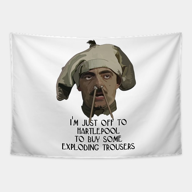 Black Adder Hartlepool Tapestry by Loganferret