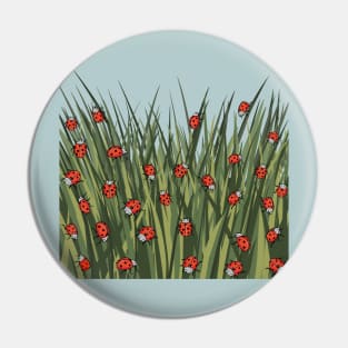 Ladybug Pattern Pin