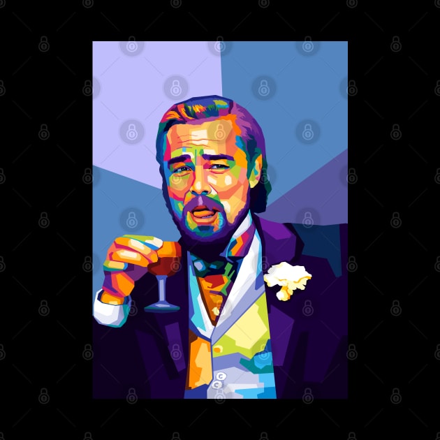 Laughing Leonardo Dicaprio Meme Pop Art by SiksisArt